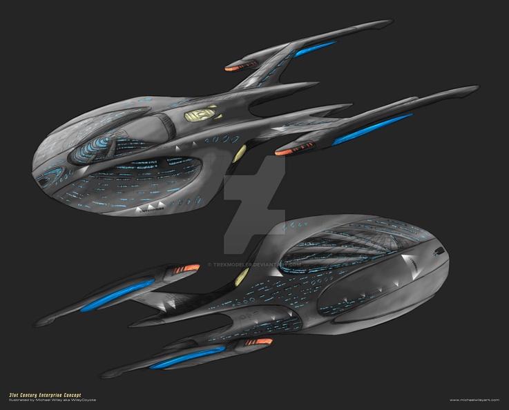 31st century enterprise concept by trekmodeler-d68pnnw